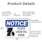 Signmission Place Used Oil Here, 14 in W x Rectangle, Aluminum OS-2PACK-NS-A-1014-L-16351 - alternate 6